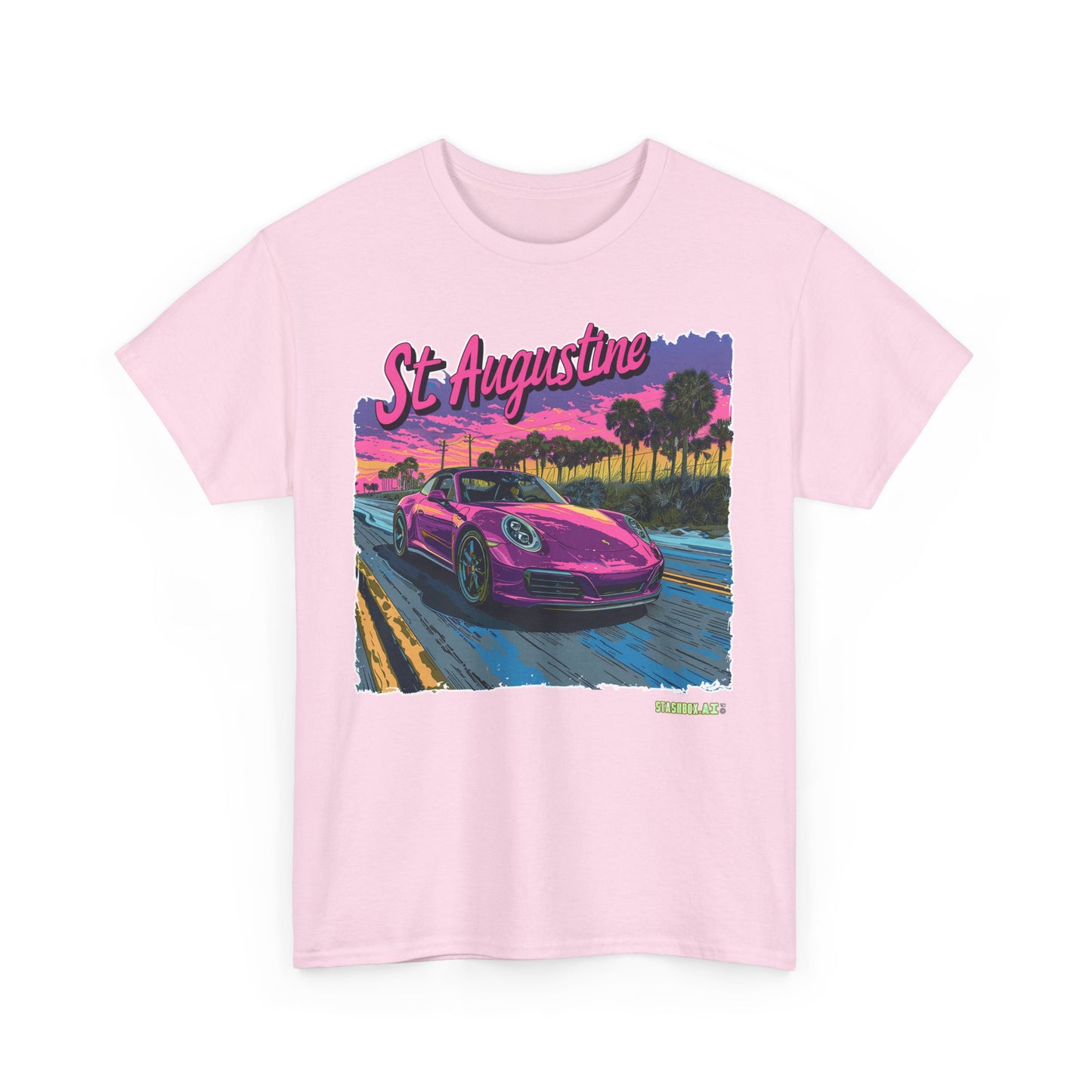 Unisex Heavy Cotton Tee St. Augustine Design 009