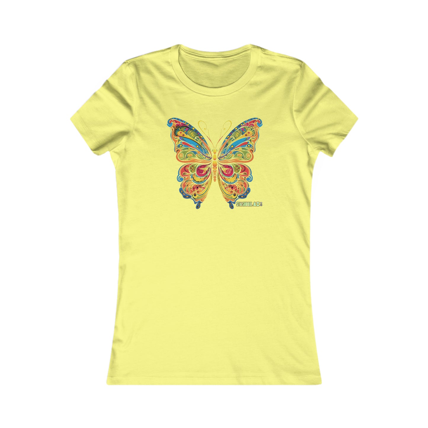 Women's Favorite T-Shirt Butterfly Design 014