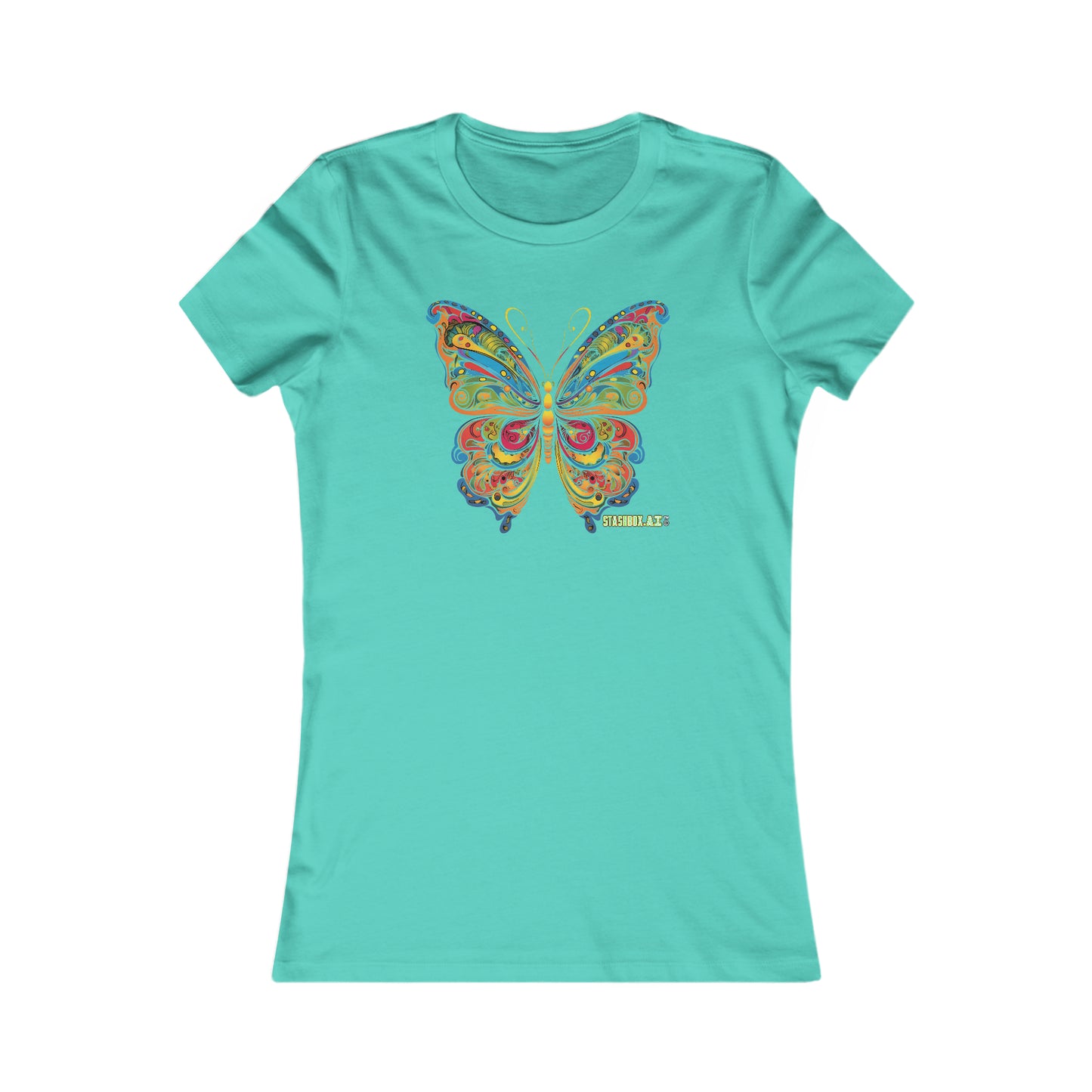 Women's Favorite T-Shirt Butterfly Design 014
