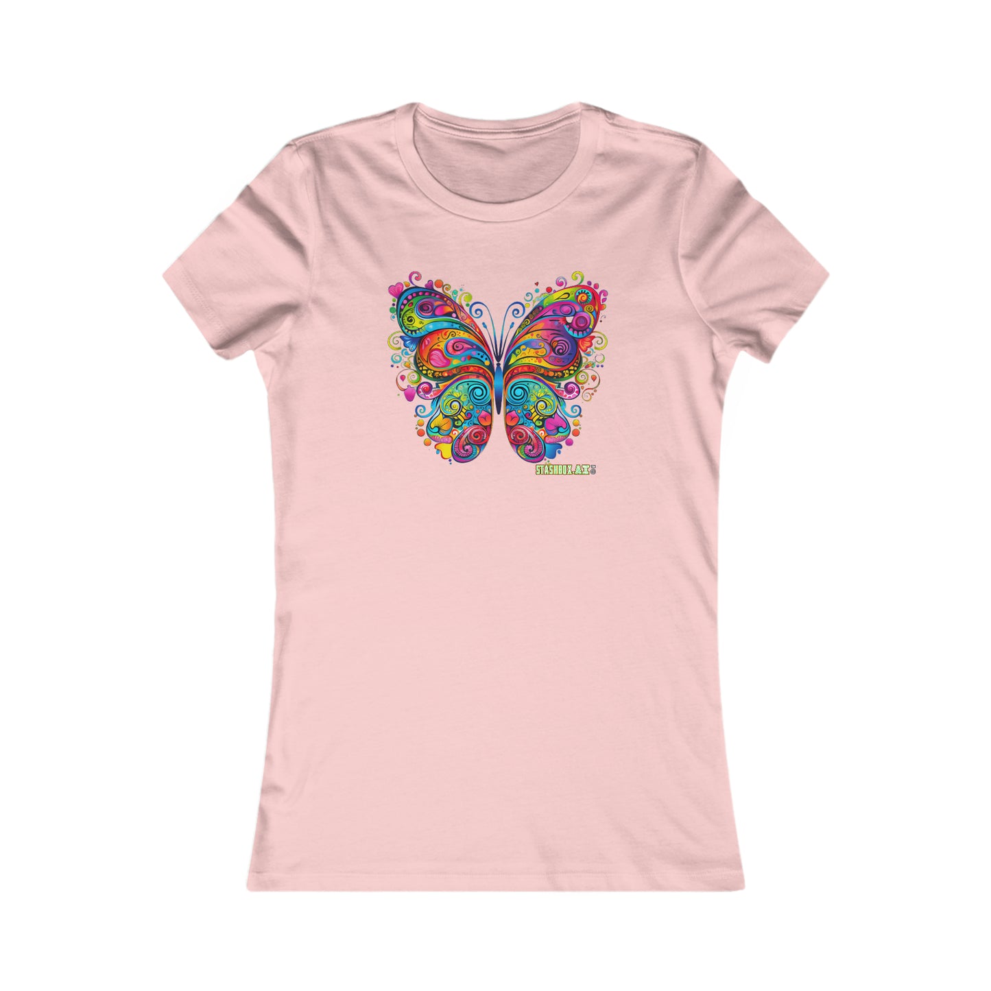 Women's Favorite T-Shirt Colorful Butterfly Design 007