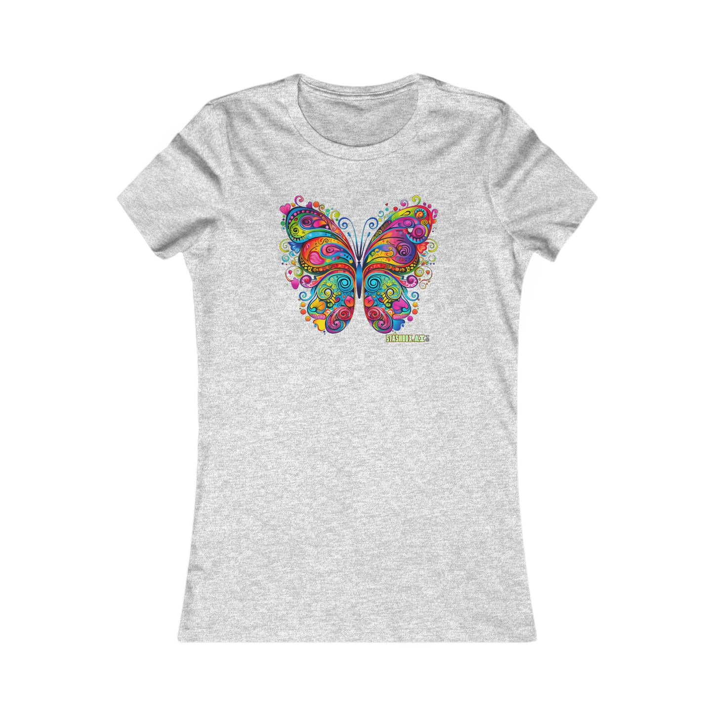 Women's Favorite T-Shirt Colorful Butterfly Design 007