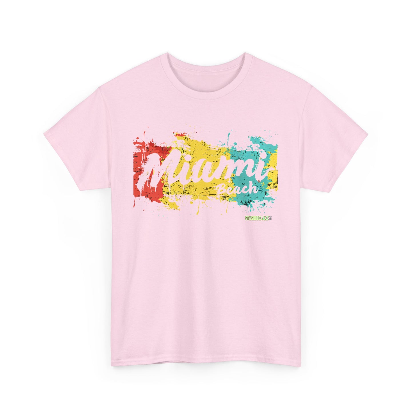Unisex Heavy Cotton Miami TShirt Design 06