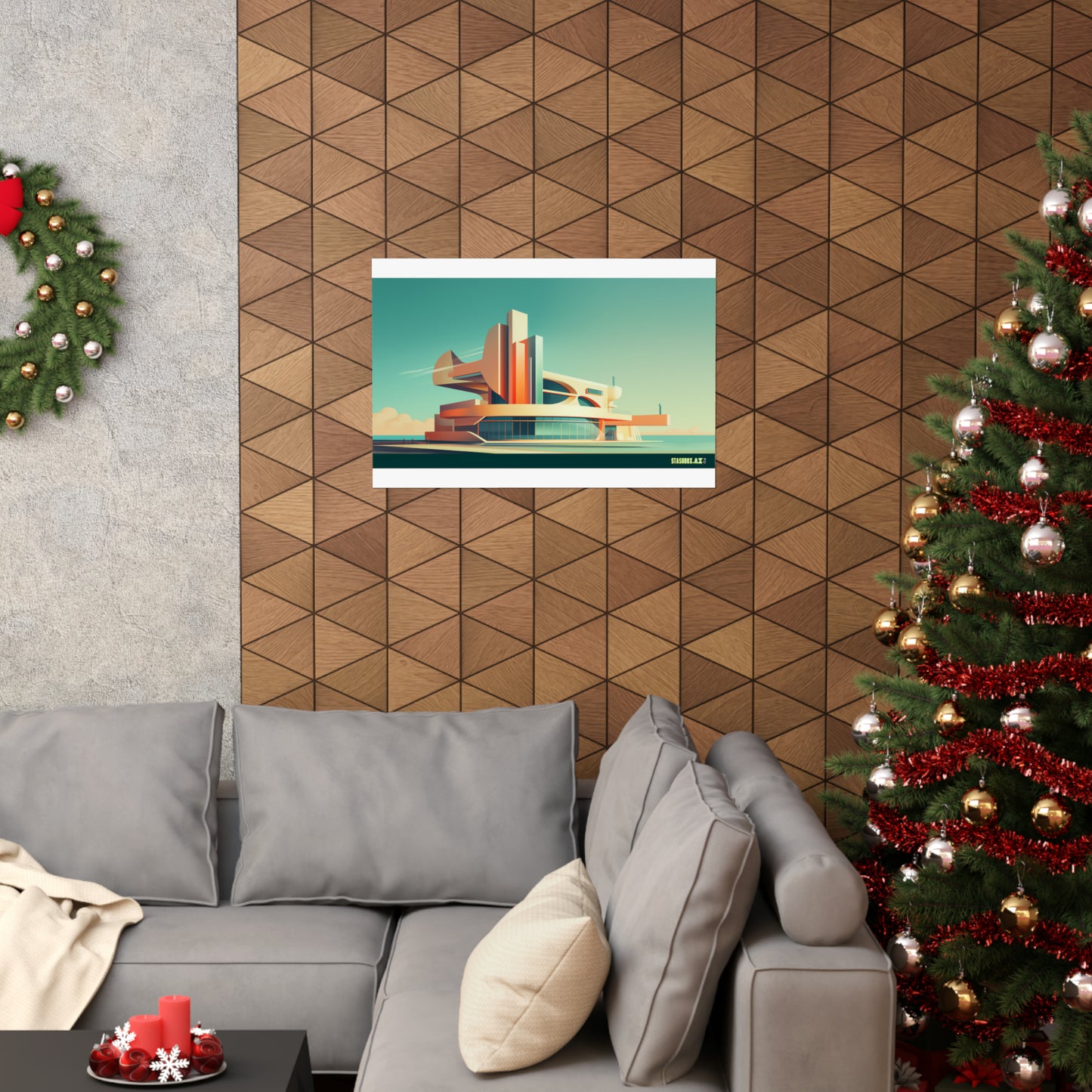 Matte Horizontal Poster Miami Architecture 003