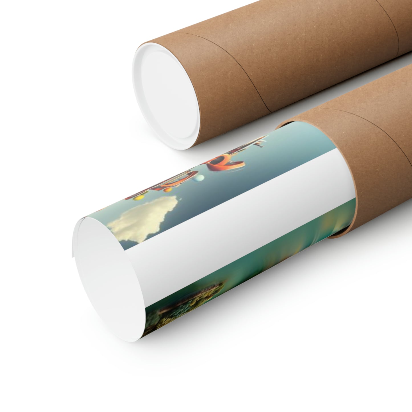 Matte Horizontal Poster Miami Architecture 5-in-1 Design 002