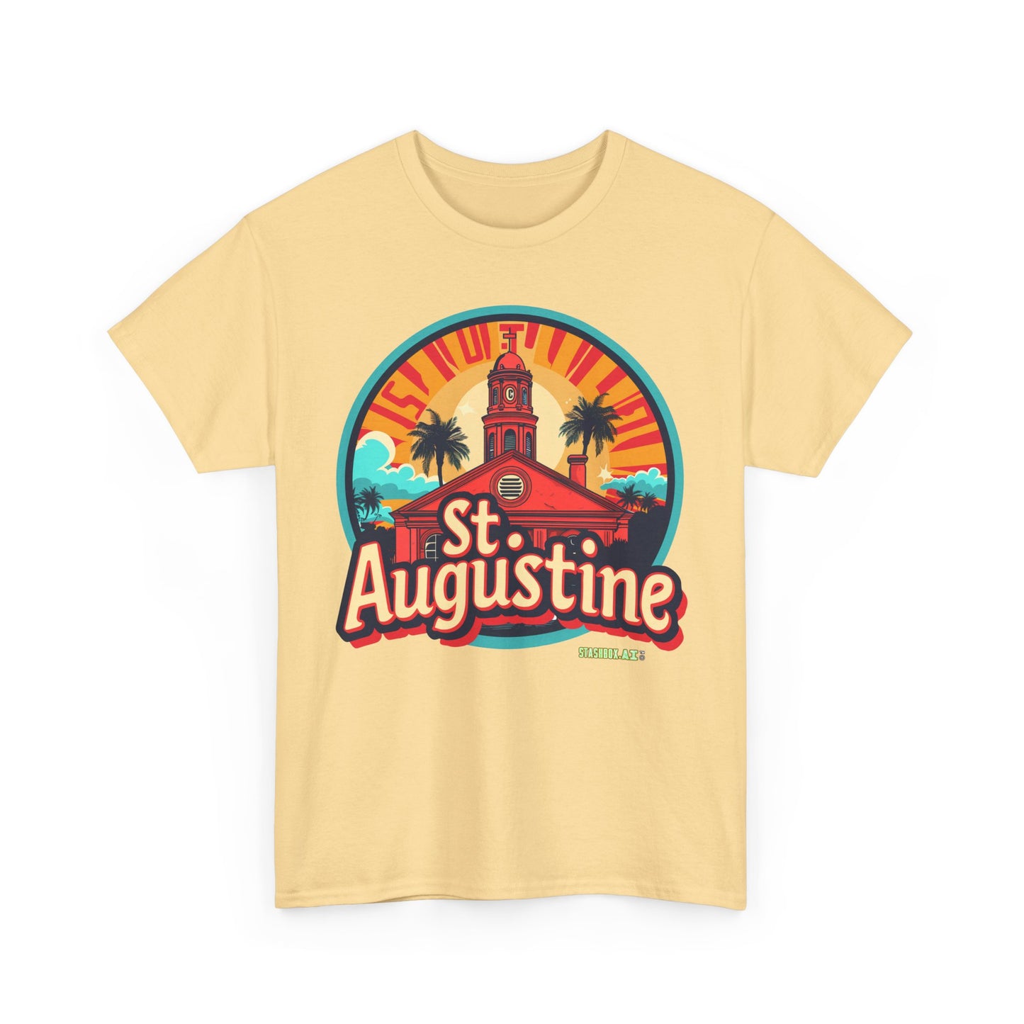 Unisex Heavy Cotton Tee St. Augustine Design 004