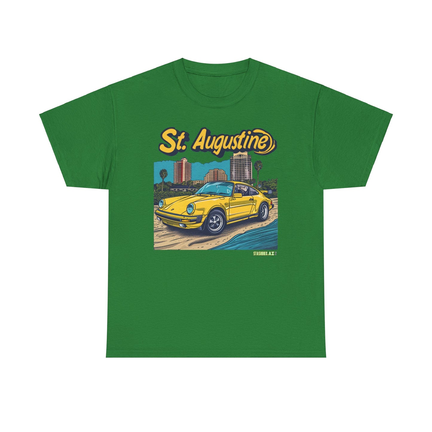 Unisex Heavy Cotton Tee St. Augustine Design 008
