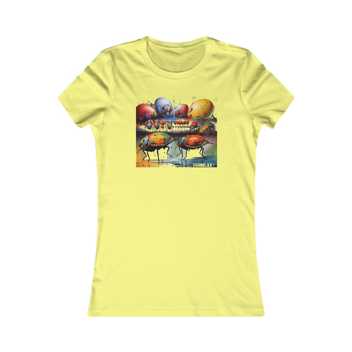 Women's Favorite Tee Vibrant Color Bugs 002 T-Shirt