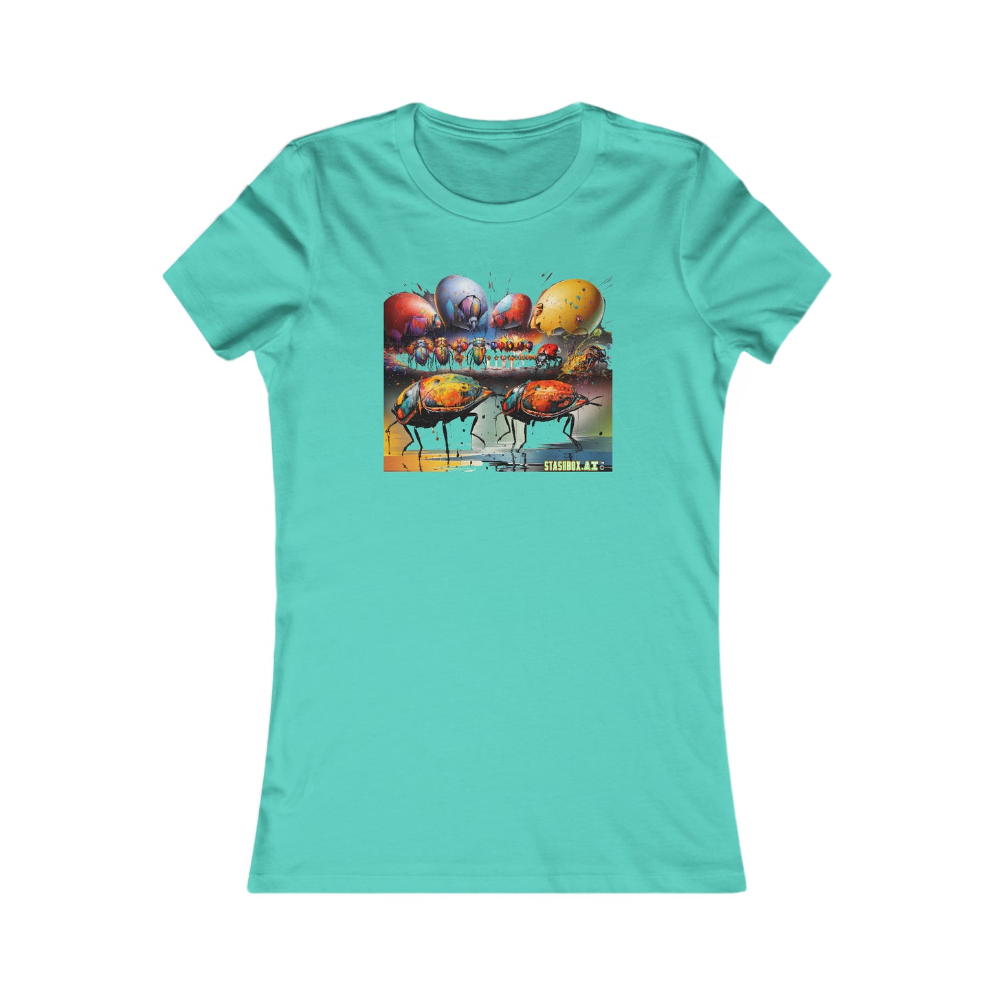 Women's Favorite Tee Vibrant Color Bugs 002 T-Shirt
