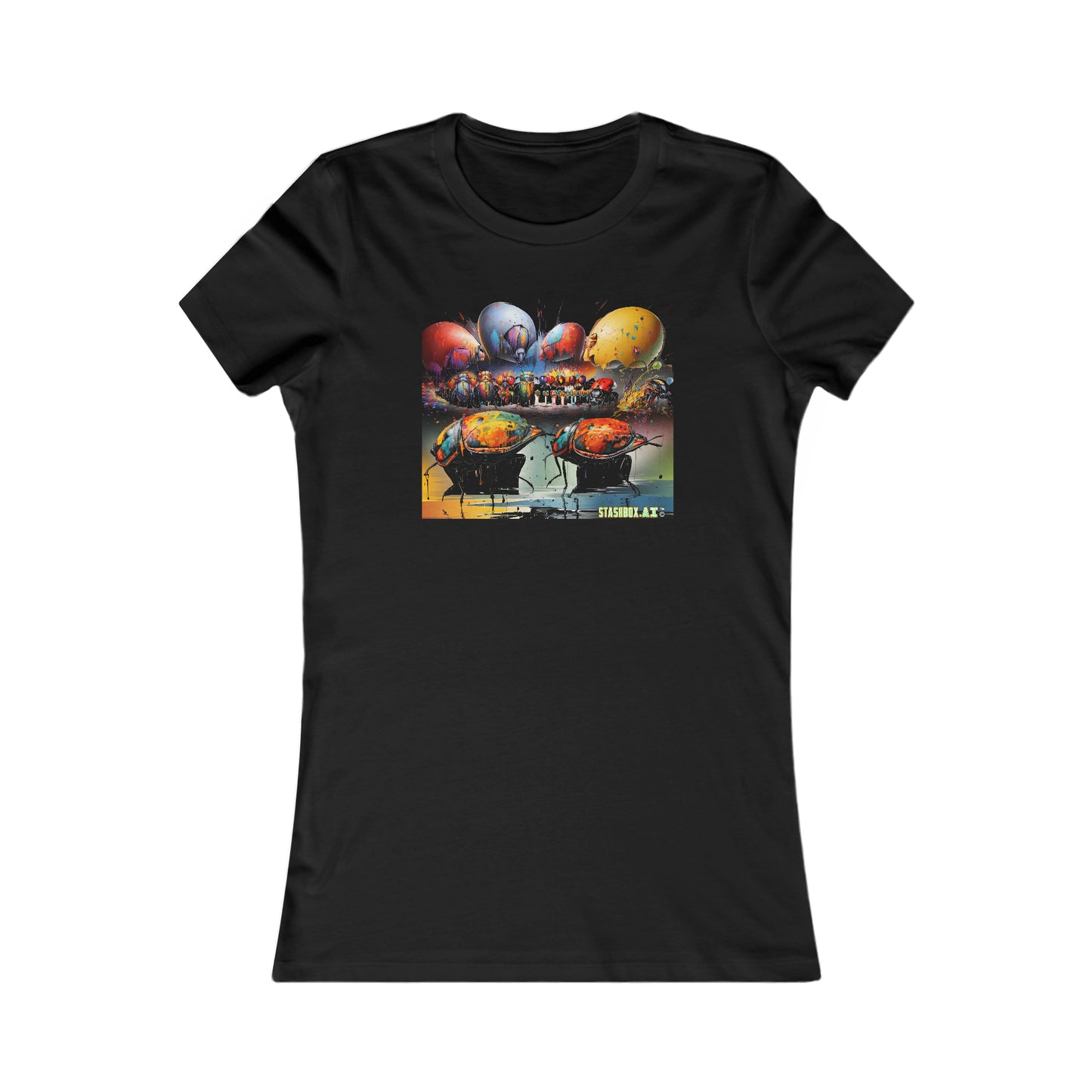 Women's Favorite Tee Vibrant Color Bugs 002 T-Shirt