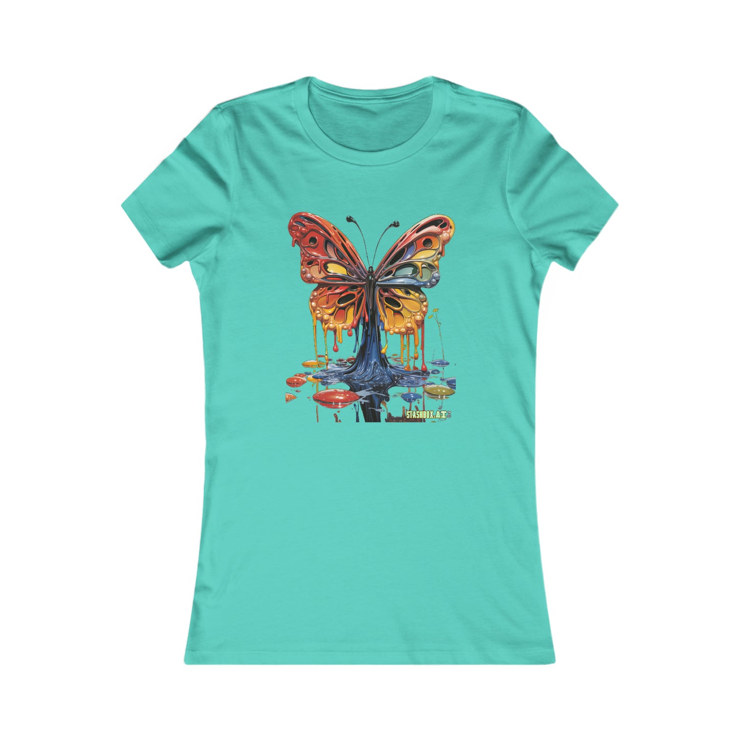 Women's Favorite T-Shirt Pop Surrealism Butterfly Design 008