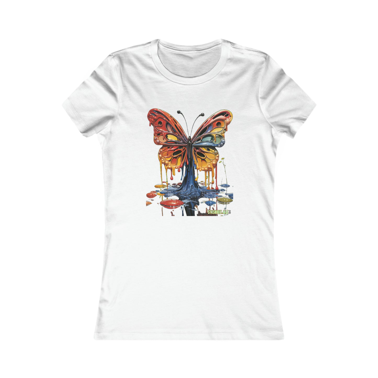Women's Favorite T-Shirt Pop Surrealism Butterfly Design 008