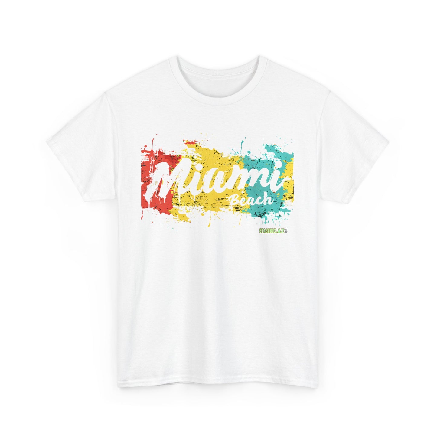 Unisex Heavy Cotton Miami TShirt Design 06