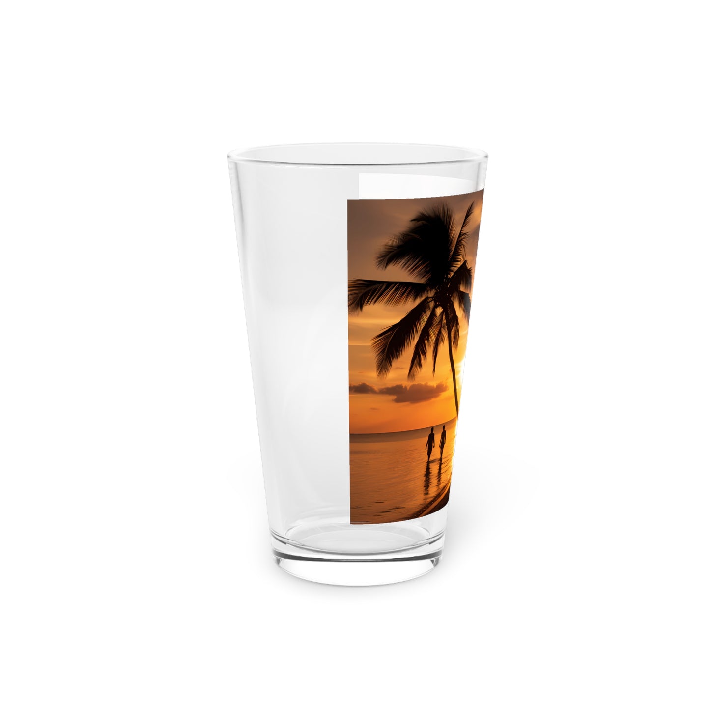 Pint Glass, 16oz Florida Sunset Paradise FLTV 006