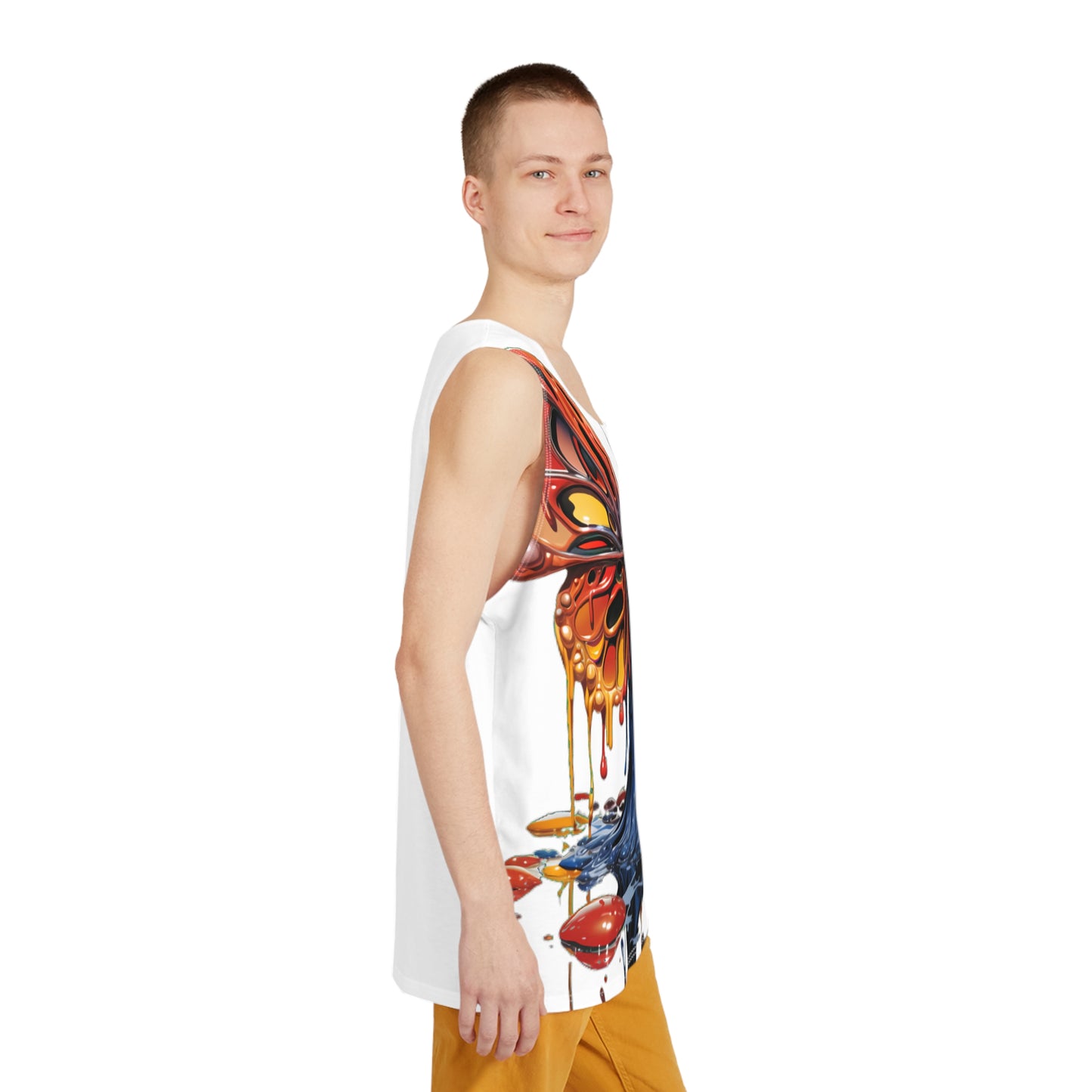 Men's Tank (AOP) Surreal Pop Butterfly Art 008