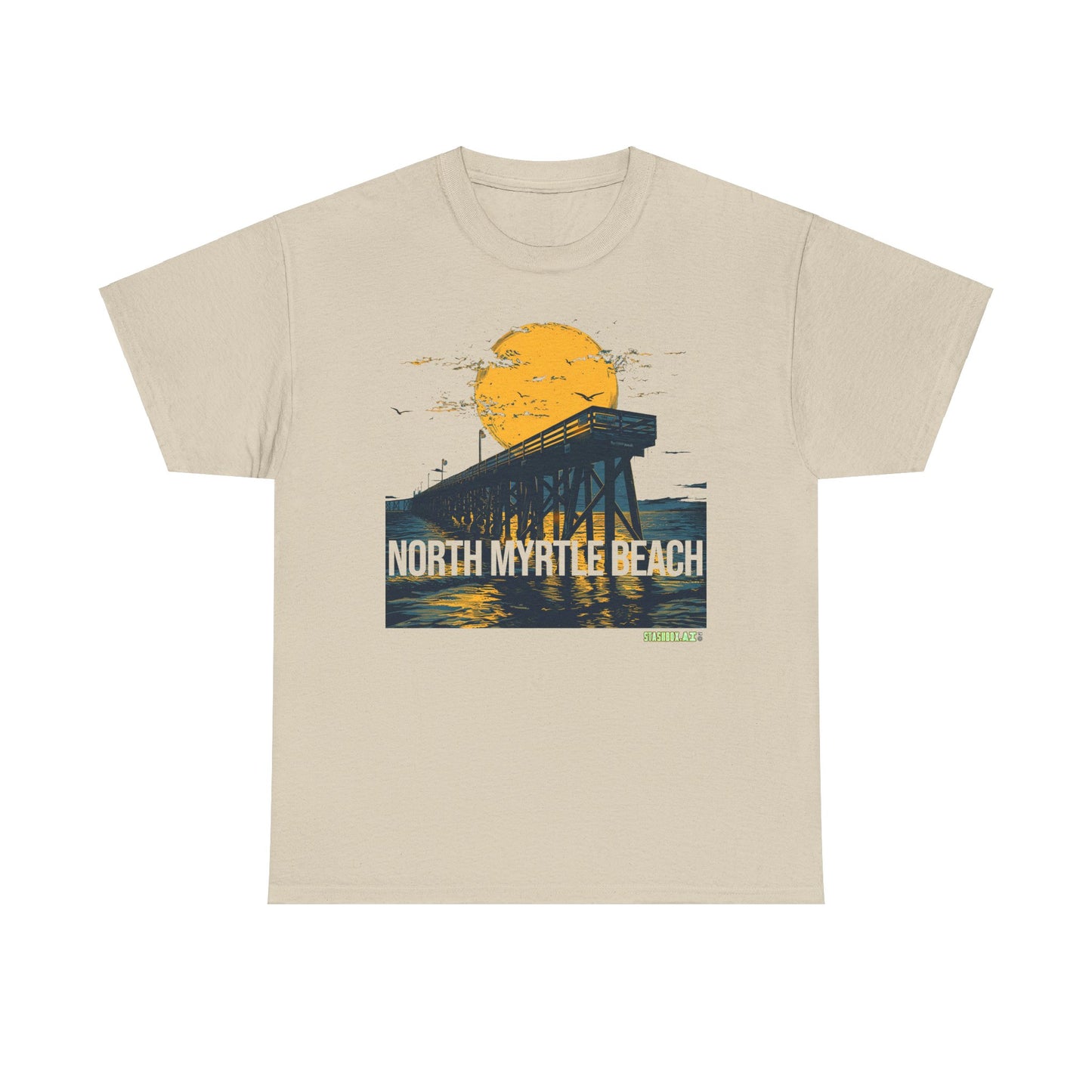 Unisex Heavy Cotton Tee North Myrtle Beach Design 007