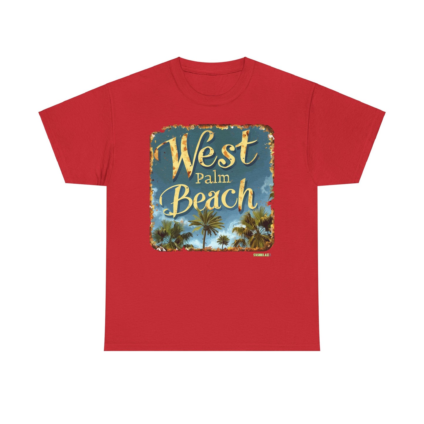 Unisex Heavy Cotton Tee West Palm Beach 033