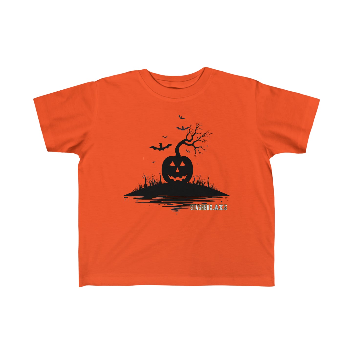 Toddler T-Shirt Halloween Pumpkin 005