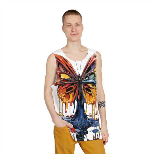 Men's Tank (AOP) Surreal Pop Butterfly Art 008