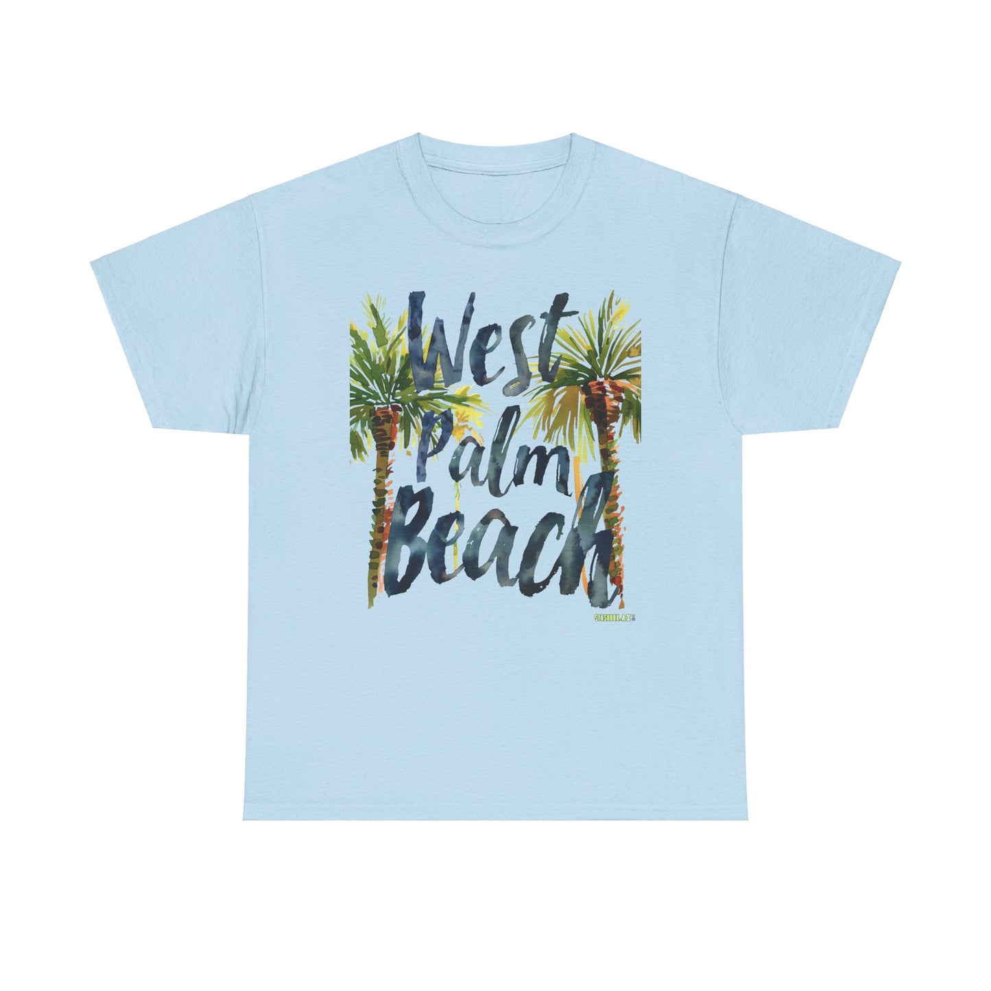 Unisex Heavy Cotton Tee West Palm Beach 006
