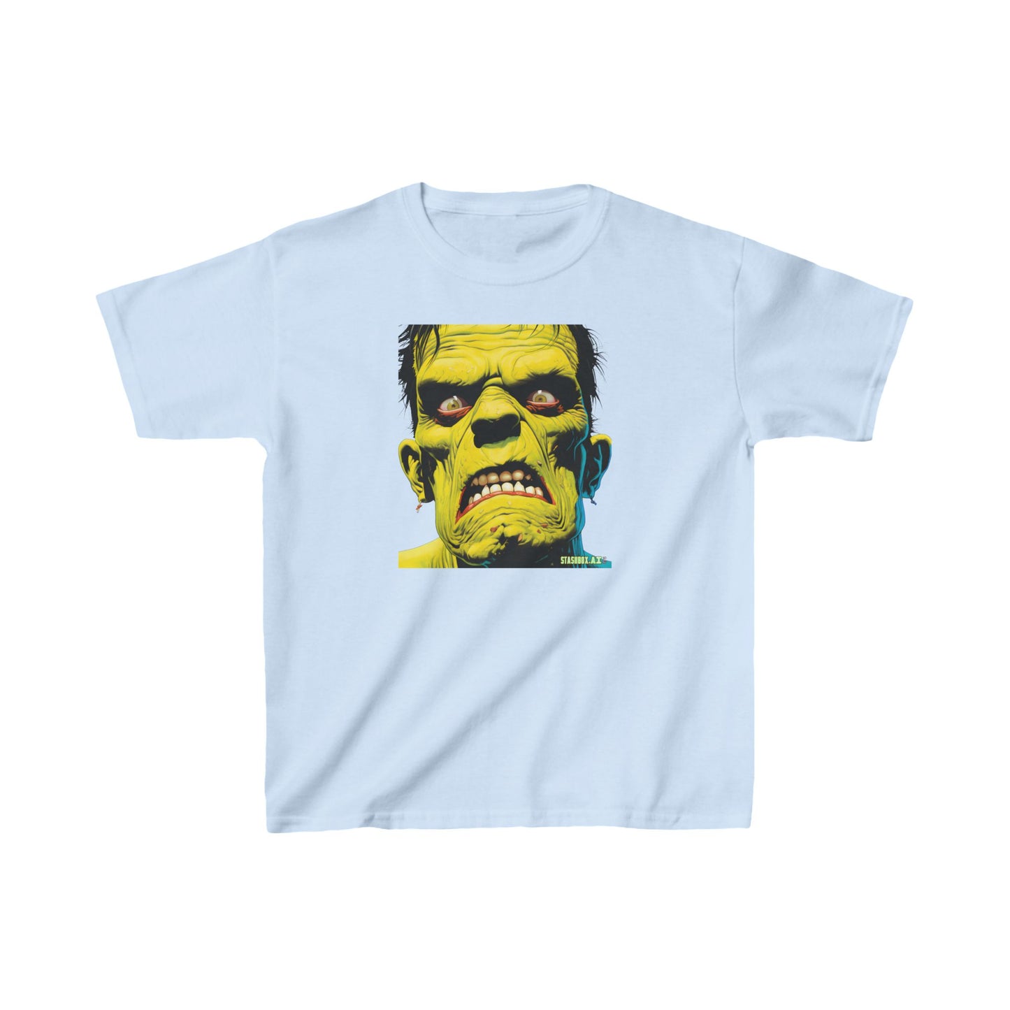 Scary Frankenstein Kids Heavy Cotton™ Tee