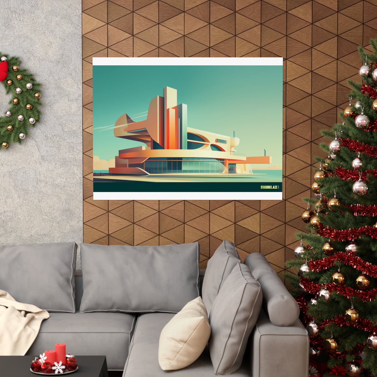 Matte Horizontal Poster Miami Architecture 003