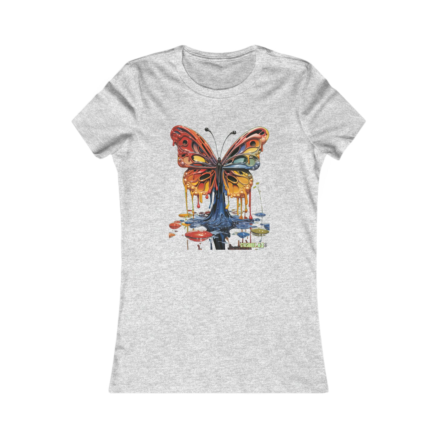 Women's Favorite T-Shirt Pop Surrealism Butterfly Design 008