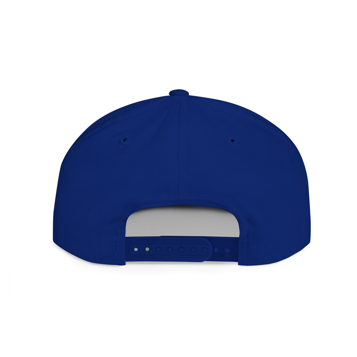 Team Blue Card Flat Bill Snapback Cap | Trendy Adjustable Hat for Sports Fans, Casual Wear, Gifts, Outdoor Activities