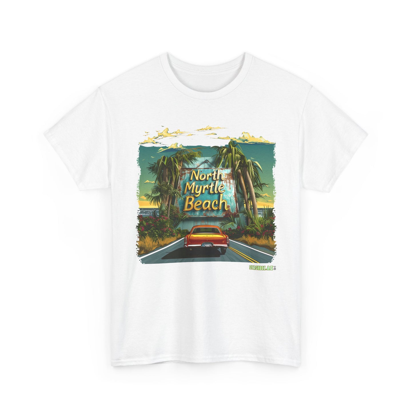 Unisex Heavy Cotton Tee North Myrtle Beach Design 005