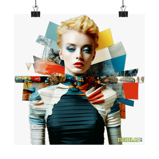 Stashbox Train Design #009: Super Model Train Art Poster