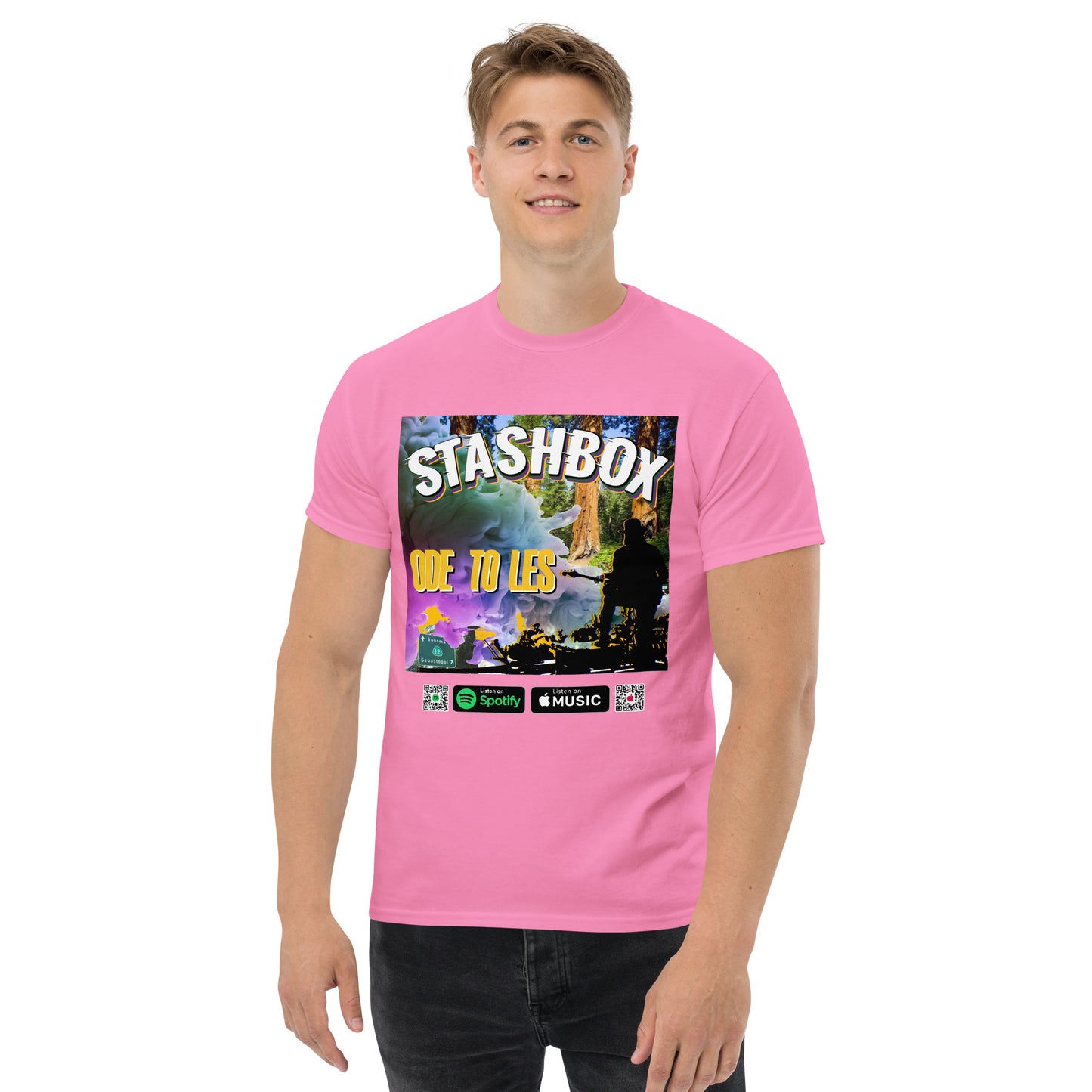 Men's Classic T-Shirt Ode To Les Stashbox 014