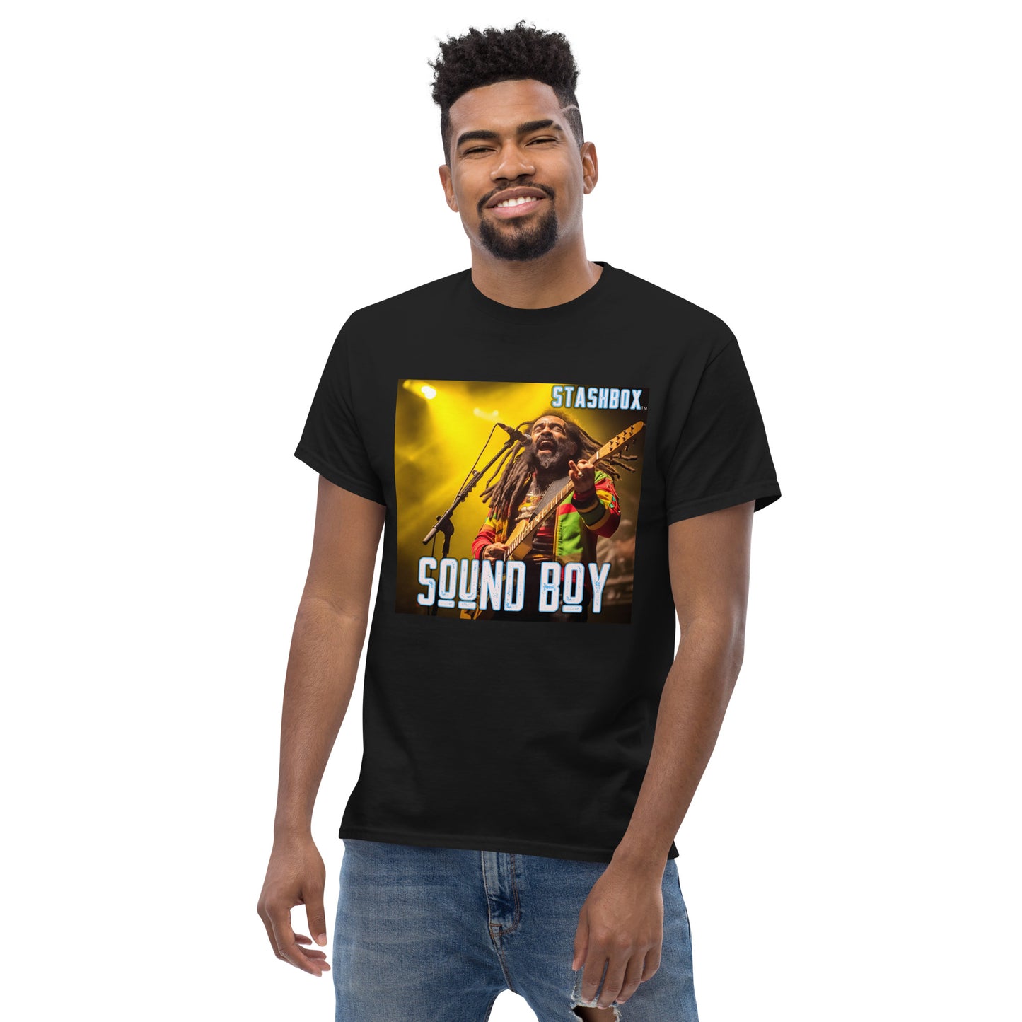 Men's Classic T-Shirt Sound Boy Stashbox 007