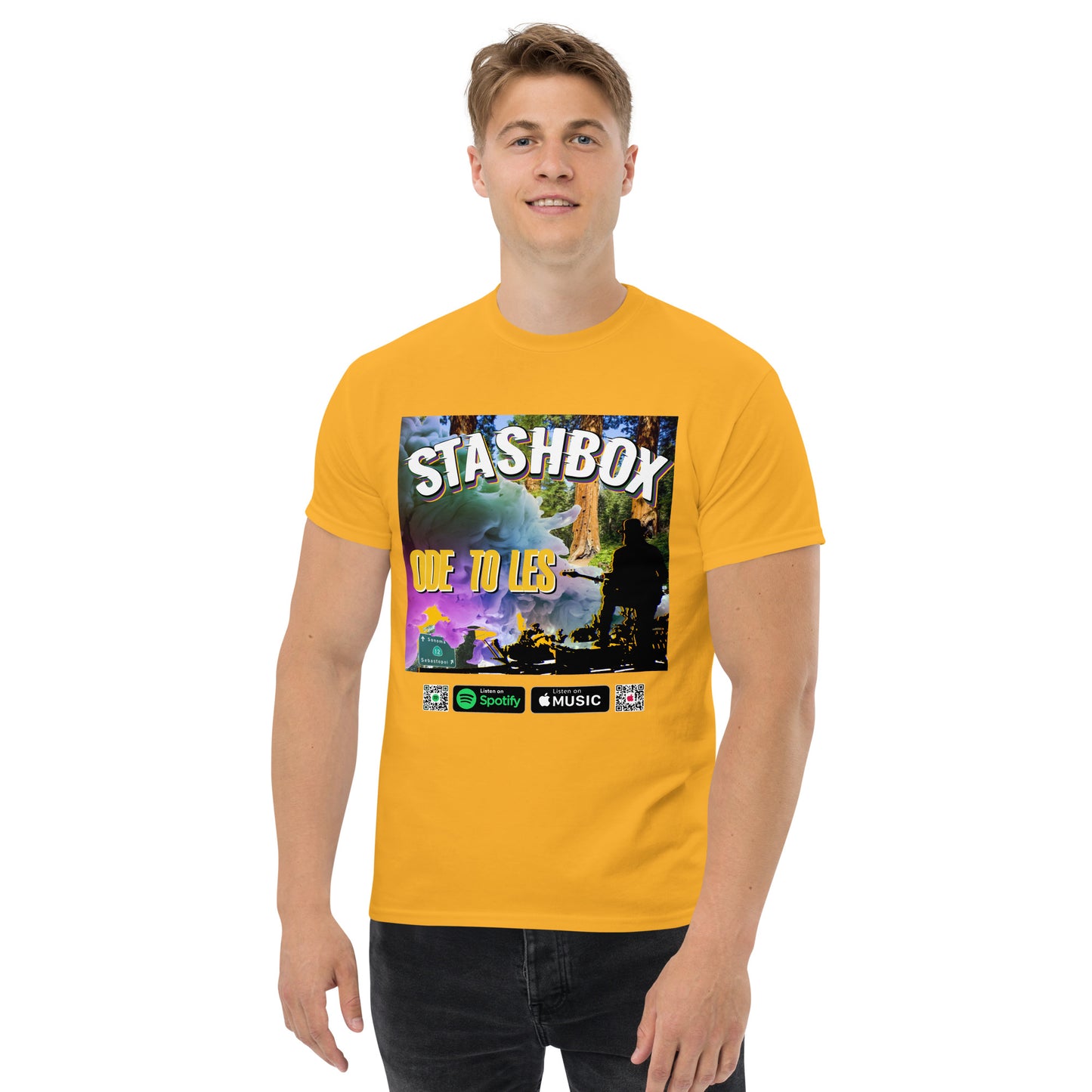 Men's Classic T-Shirt Ode To Les Stashbox 014