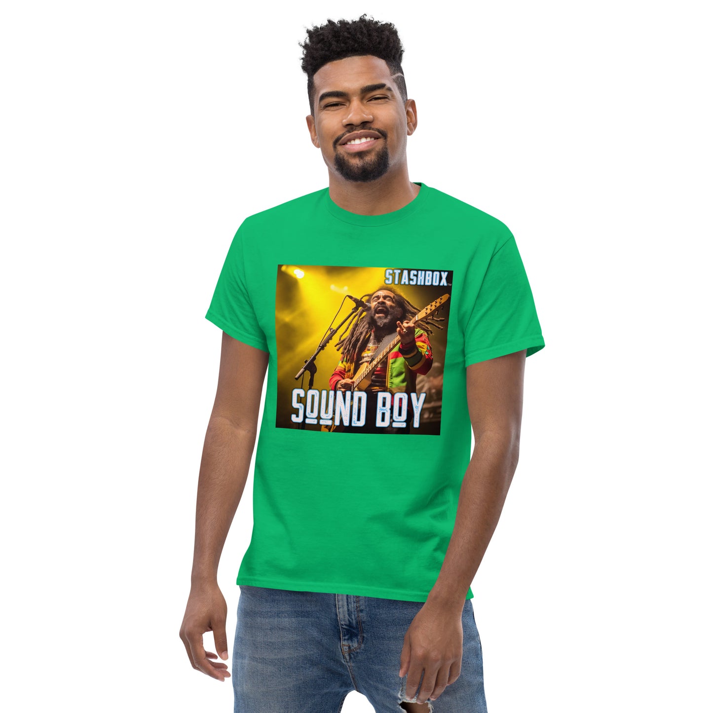 Men's Classic T-Shirt Sound Boy Stashbox 007