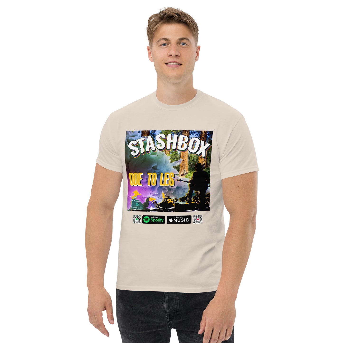 Men's Classic T-Shirt Ode To Les Stashbox 014