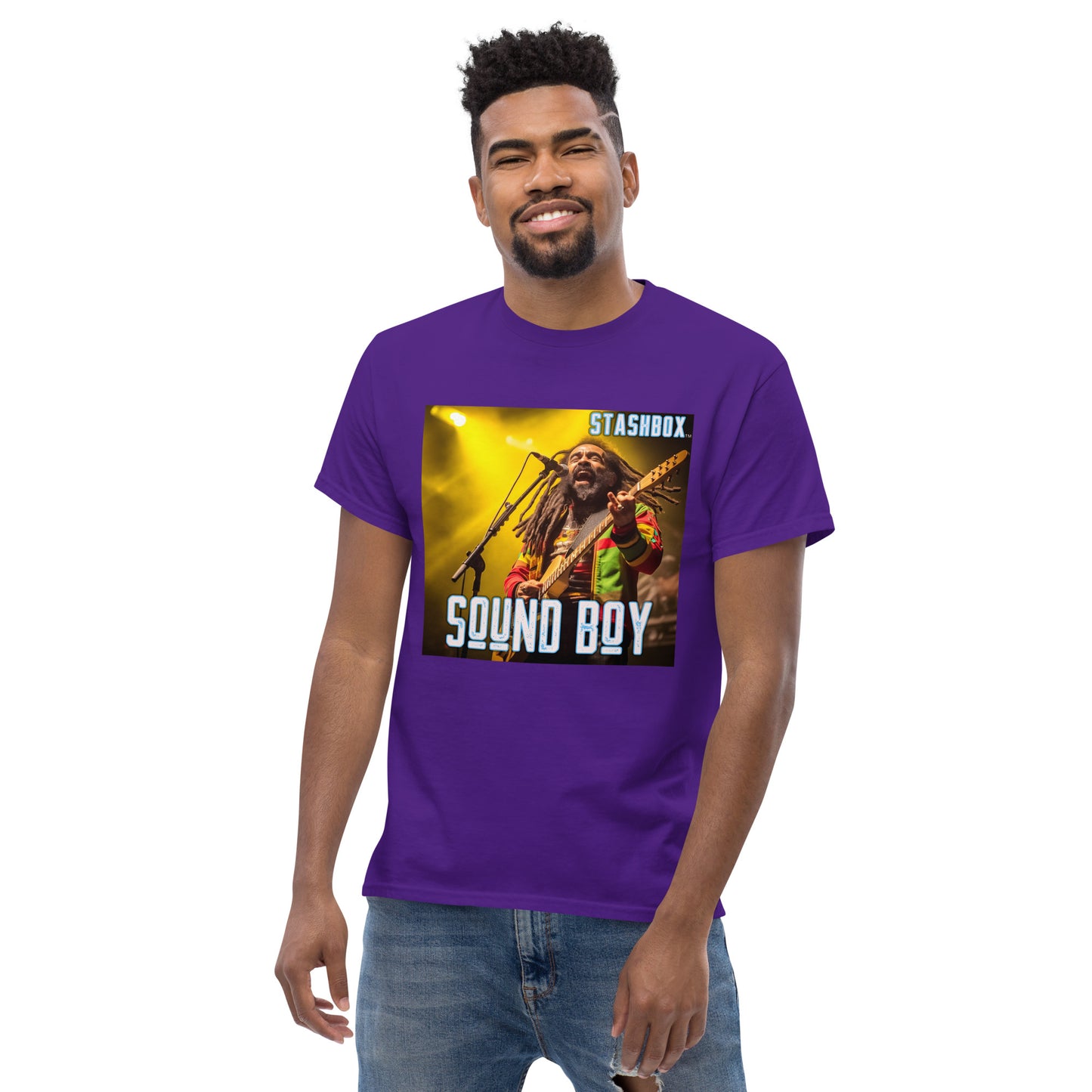 Men's Classic T-Shirt Sound Boy Stashbox 007