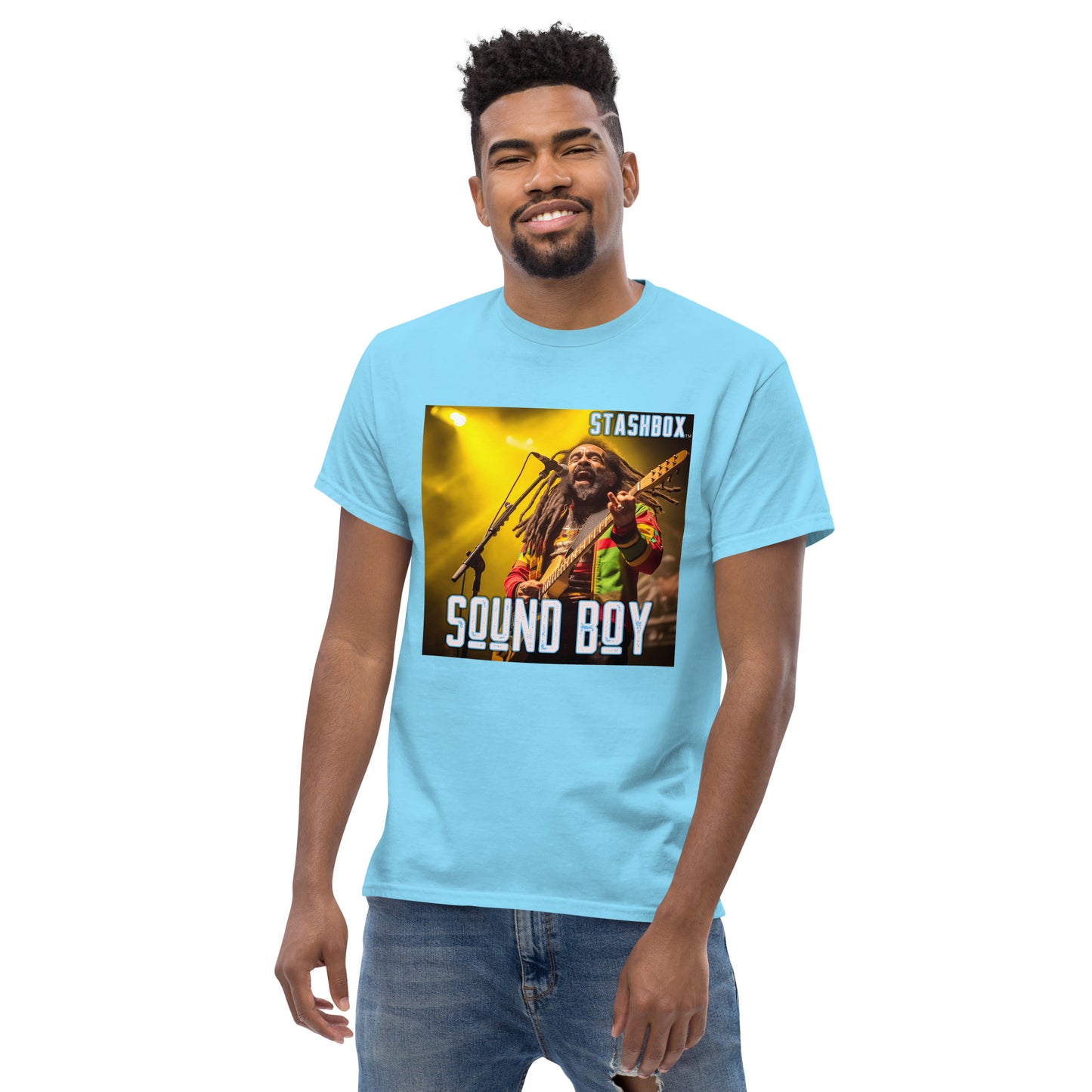 Men's Classic T-Shirt Sound Boy Stashbox 007