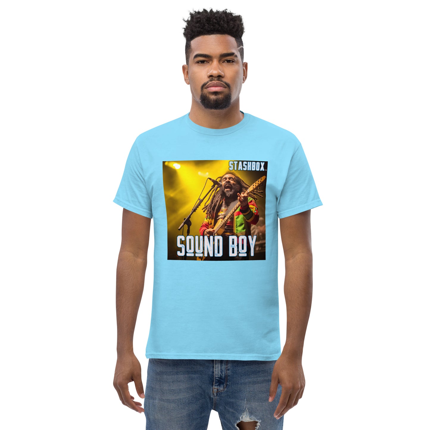 Men's Classic T-Shirt Sound Boy Stashbox 007