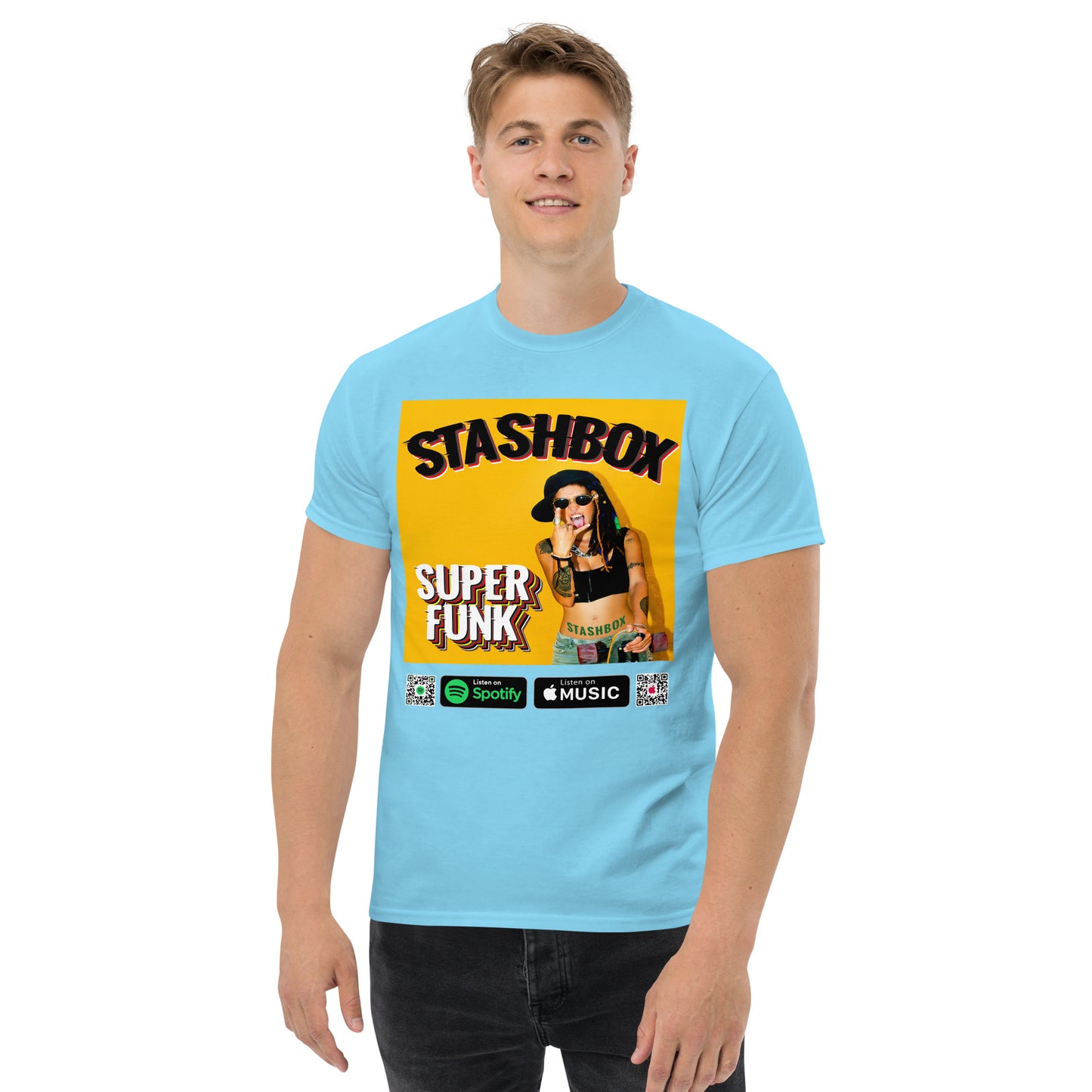 Men's T-Shirt Super Funk Stashbox Artwork 005