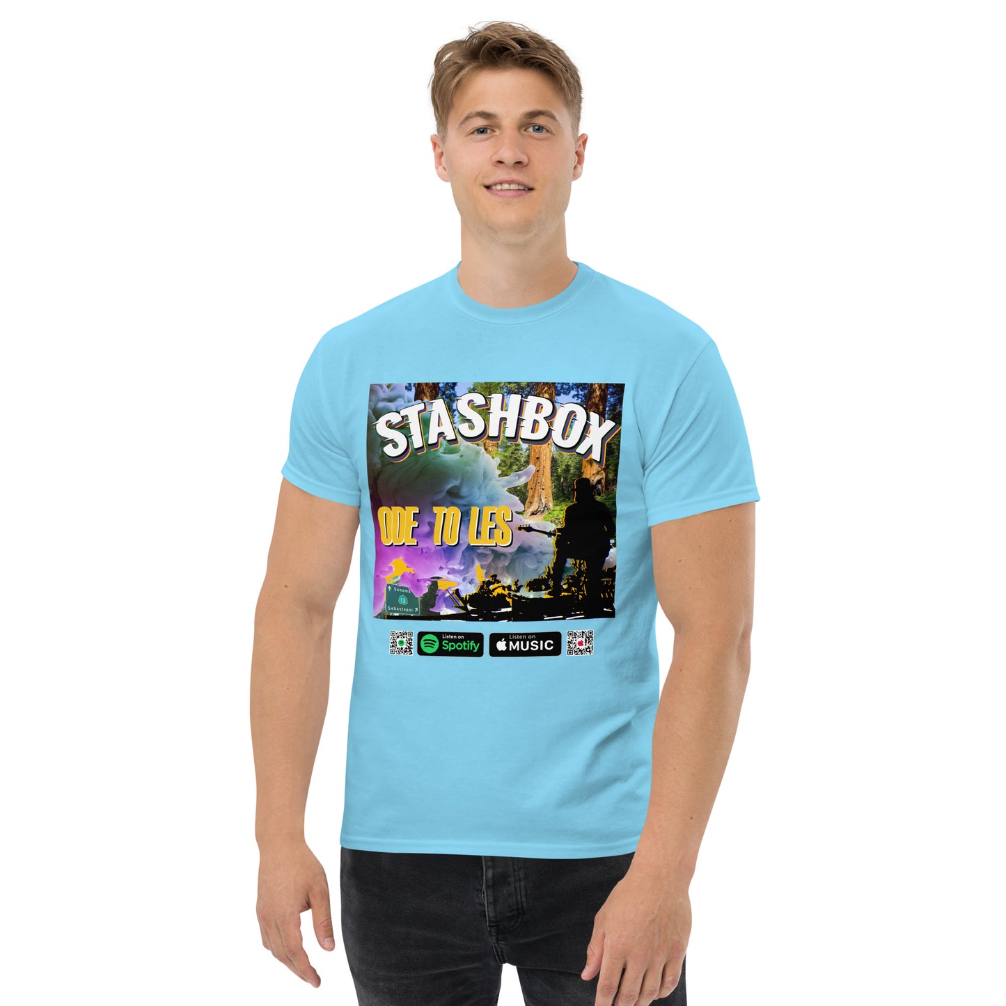 Men's Classic T-Shirt Ode To Les Stashbox 014