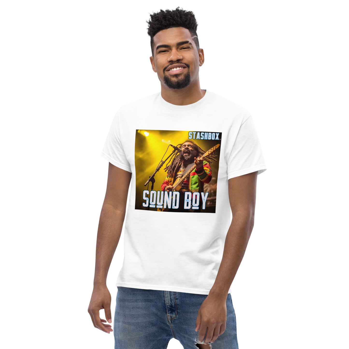 Men's Classic T-Shirt Sound Boy Stashbox 007
