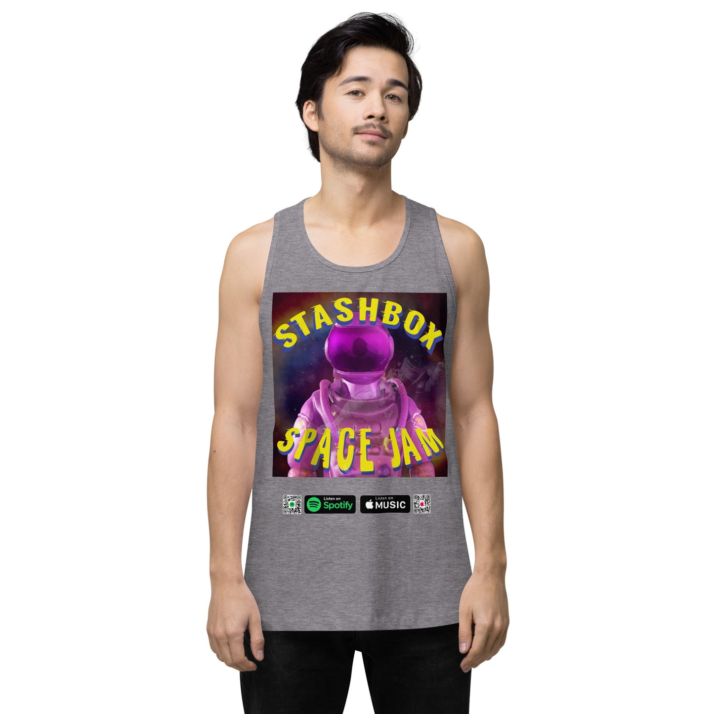 Men’s Premium Tank Top Space Jam Stashbox 005