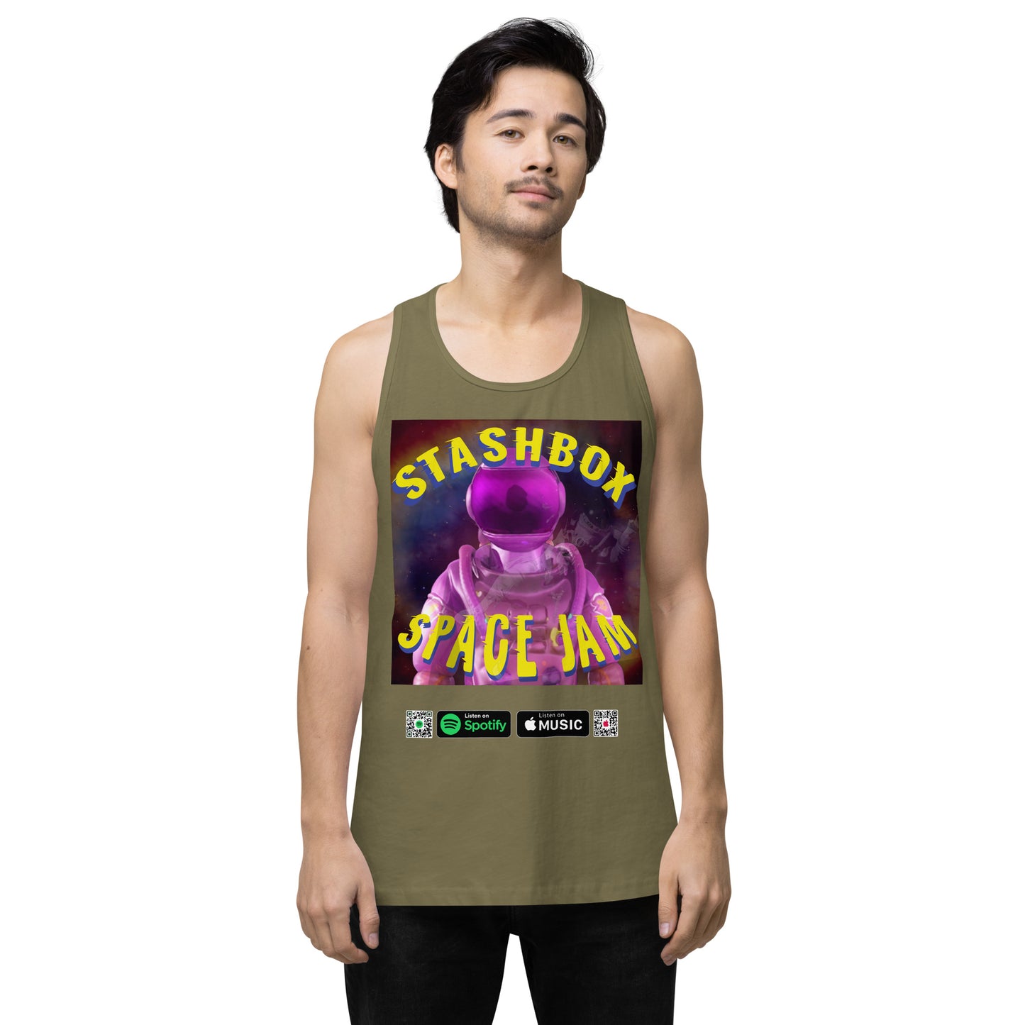 Men’s Premium Tank Top Space Jam Stashbox 005