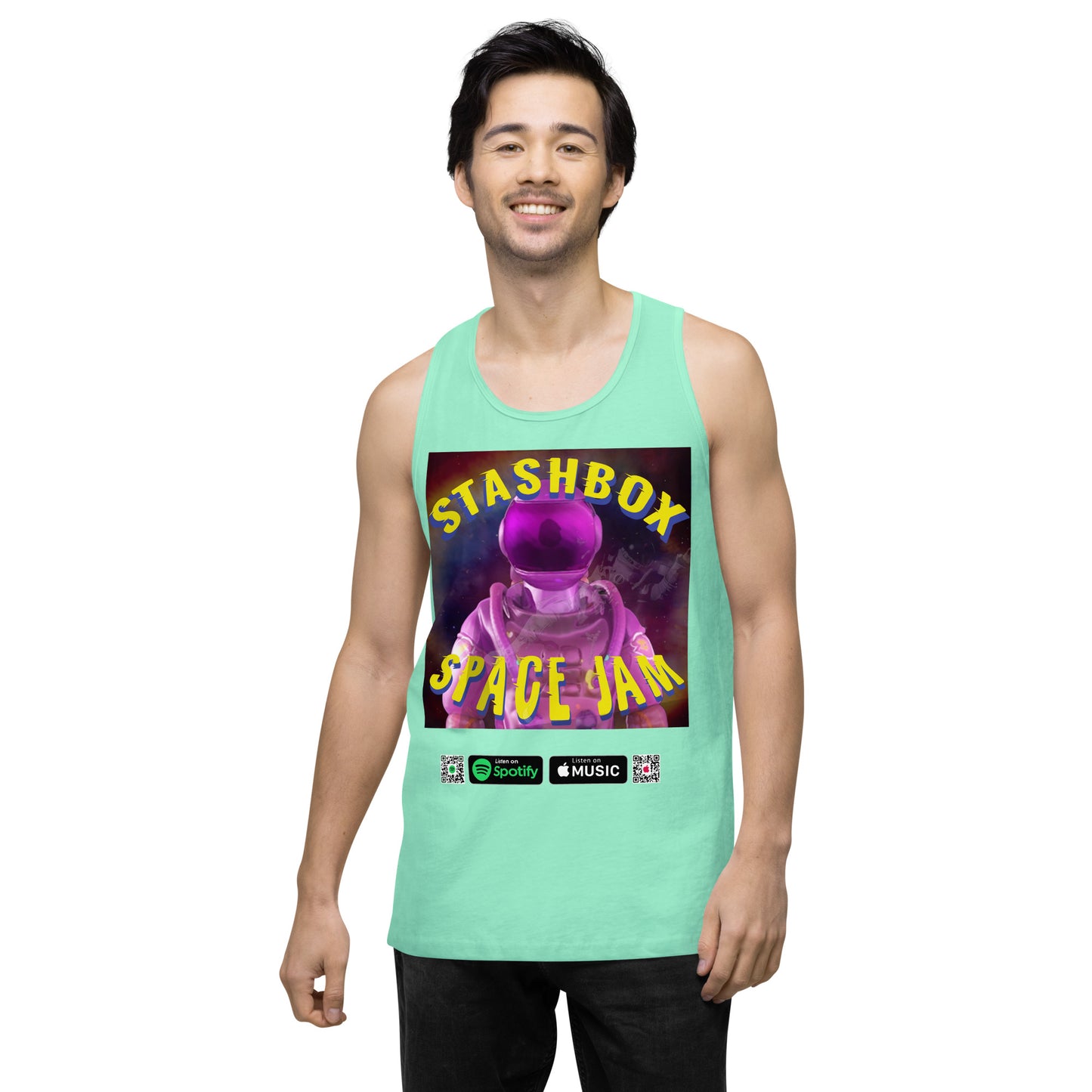 Men’s Premium Tank Top Space Jam Stashbox 005