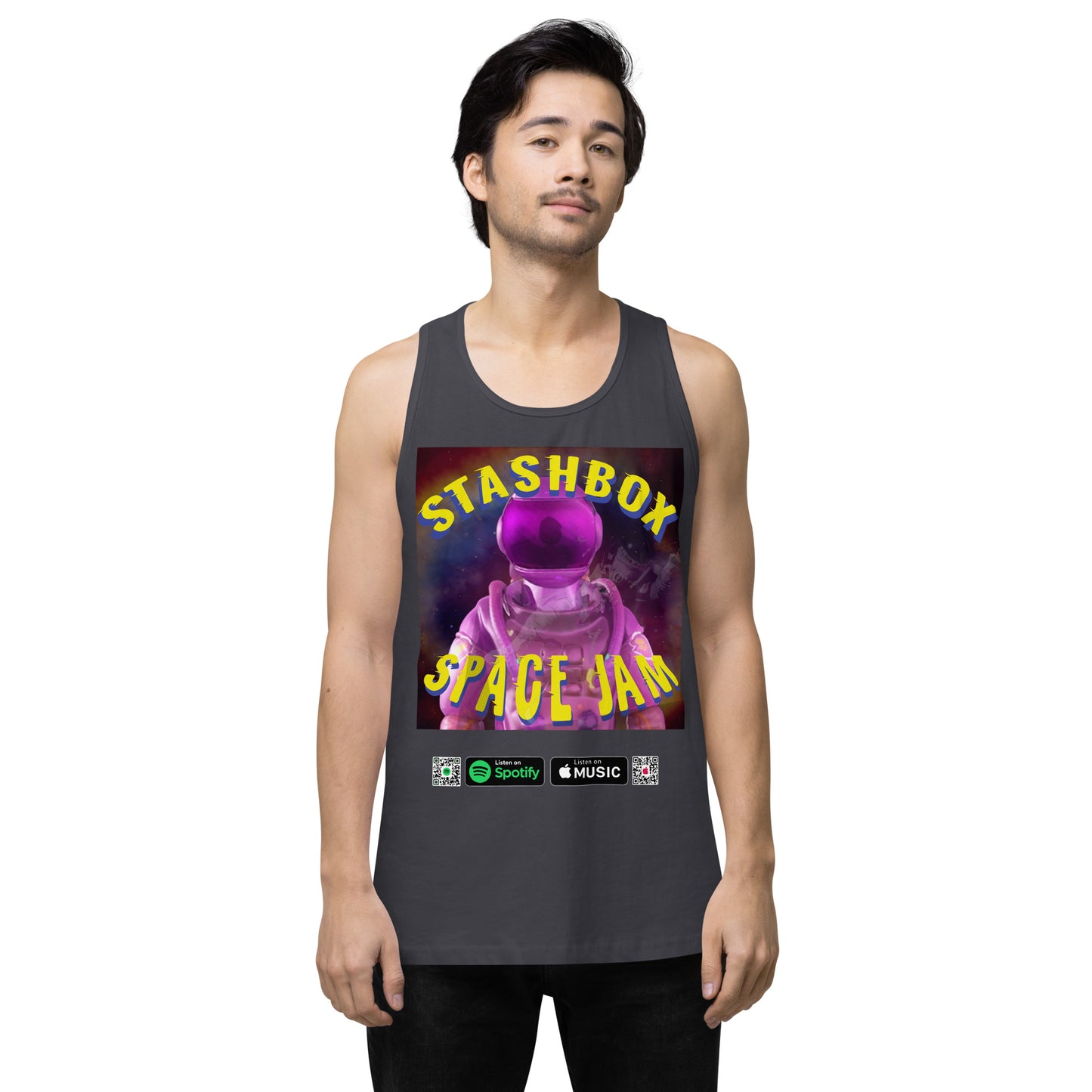 Men’s Premium Tank Top Space Jam Stashbox 005