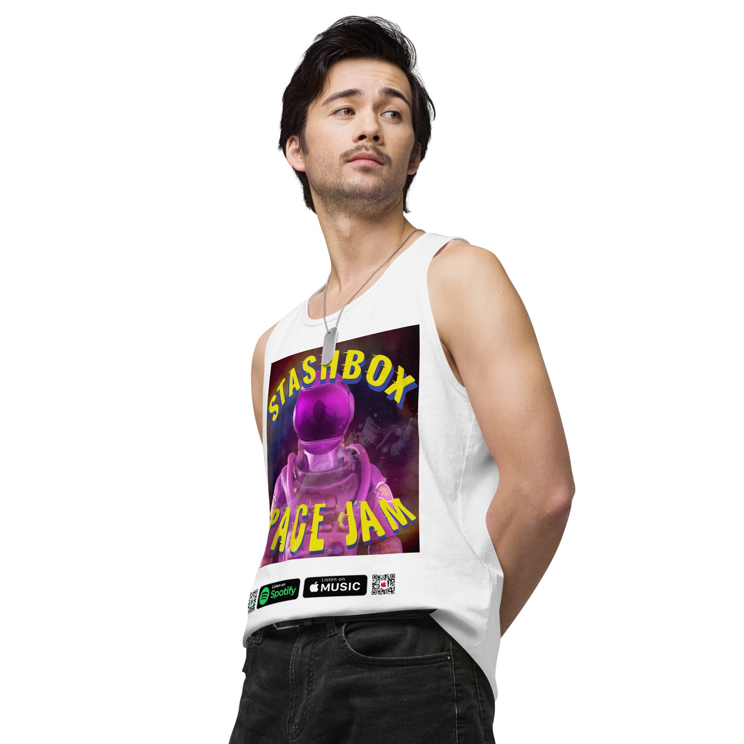 Men’s Premium Tank Top Space Jam Stashbox 005