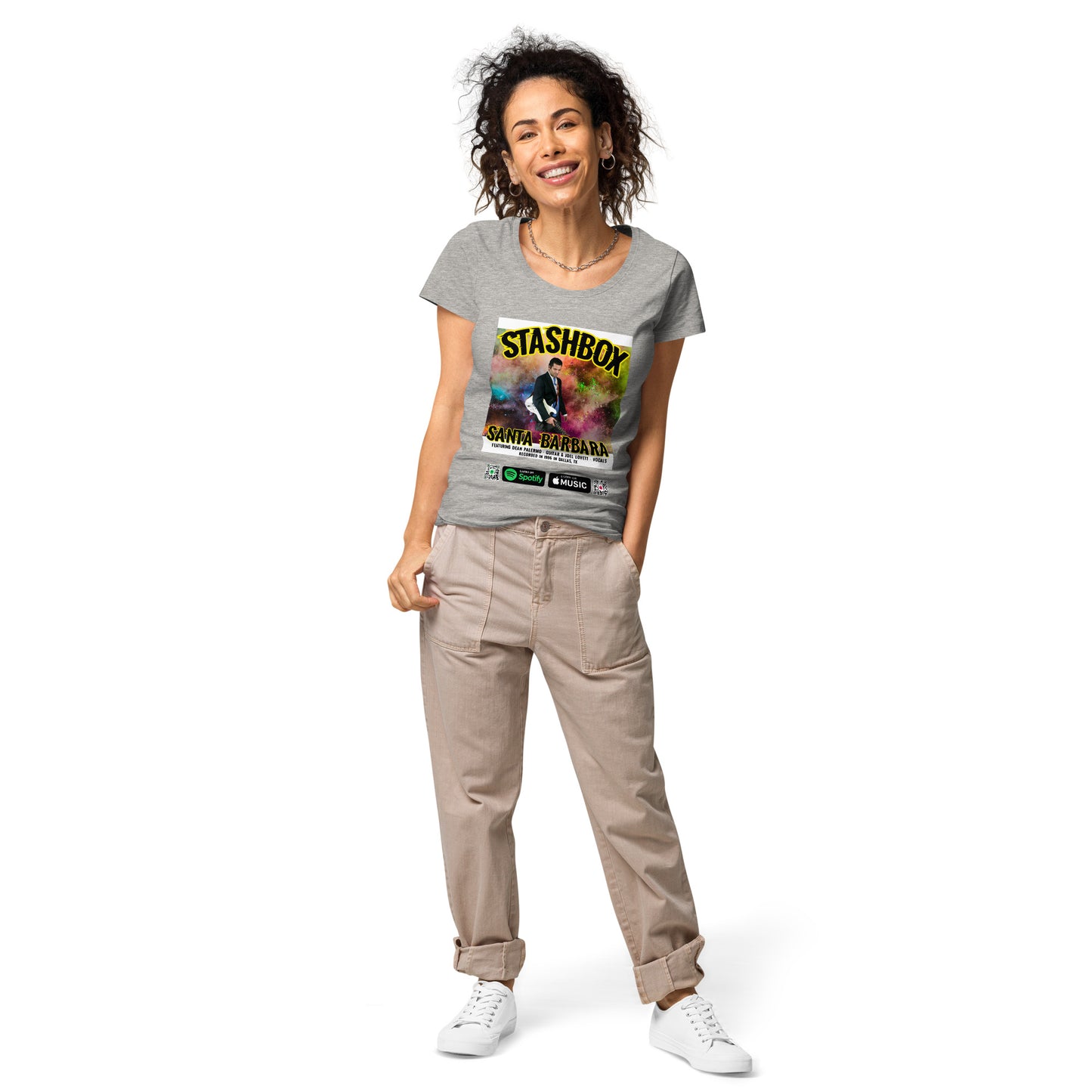 Women’s Basic Organic T-Shirt Santa Barbara Stashbox 025