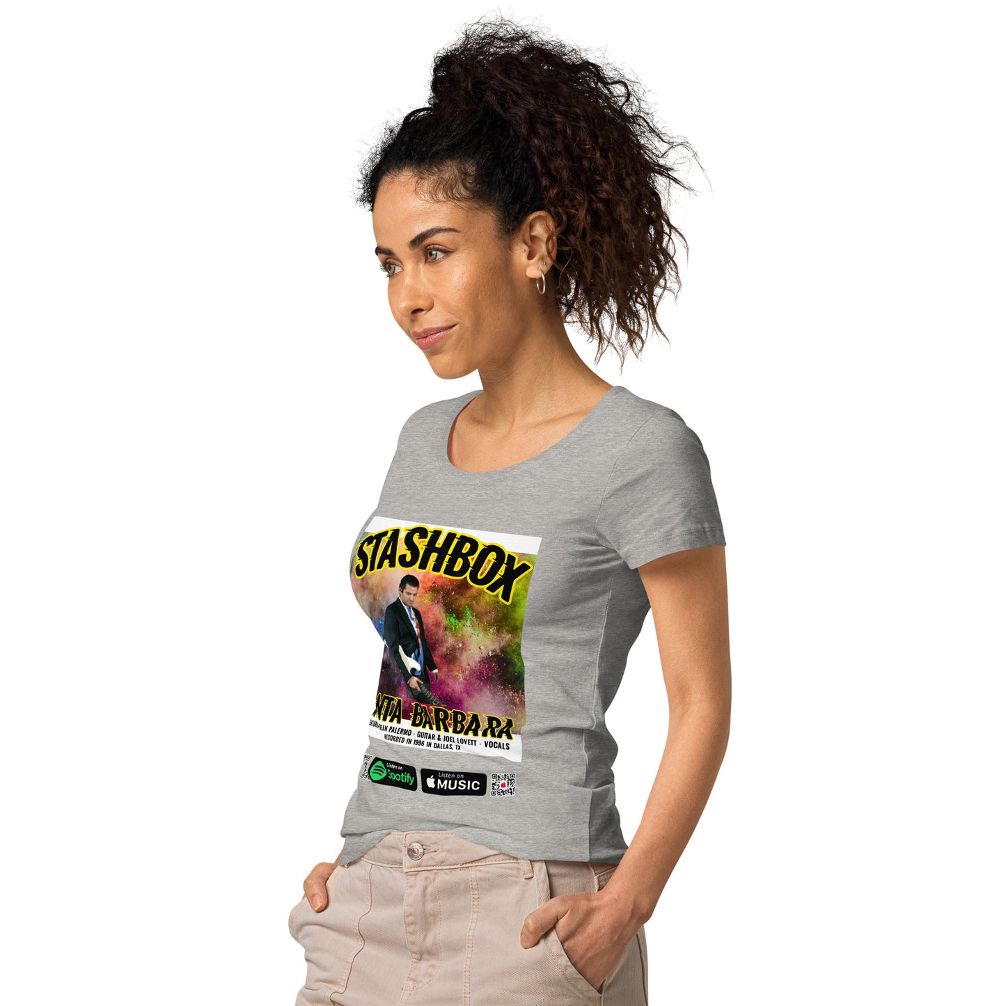 Women’s Basic Organic T-Shirt Santa Barbara Stashbox 025