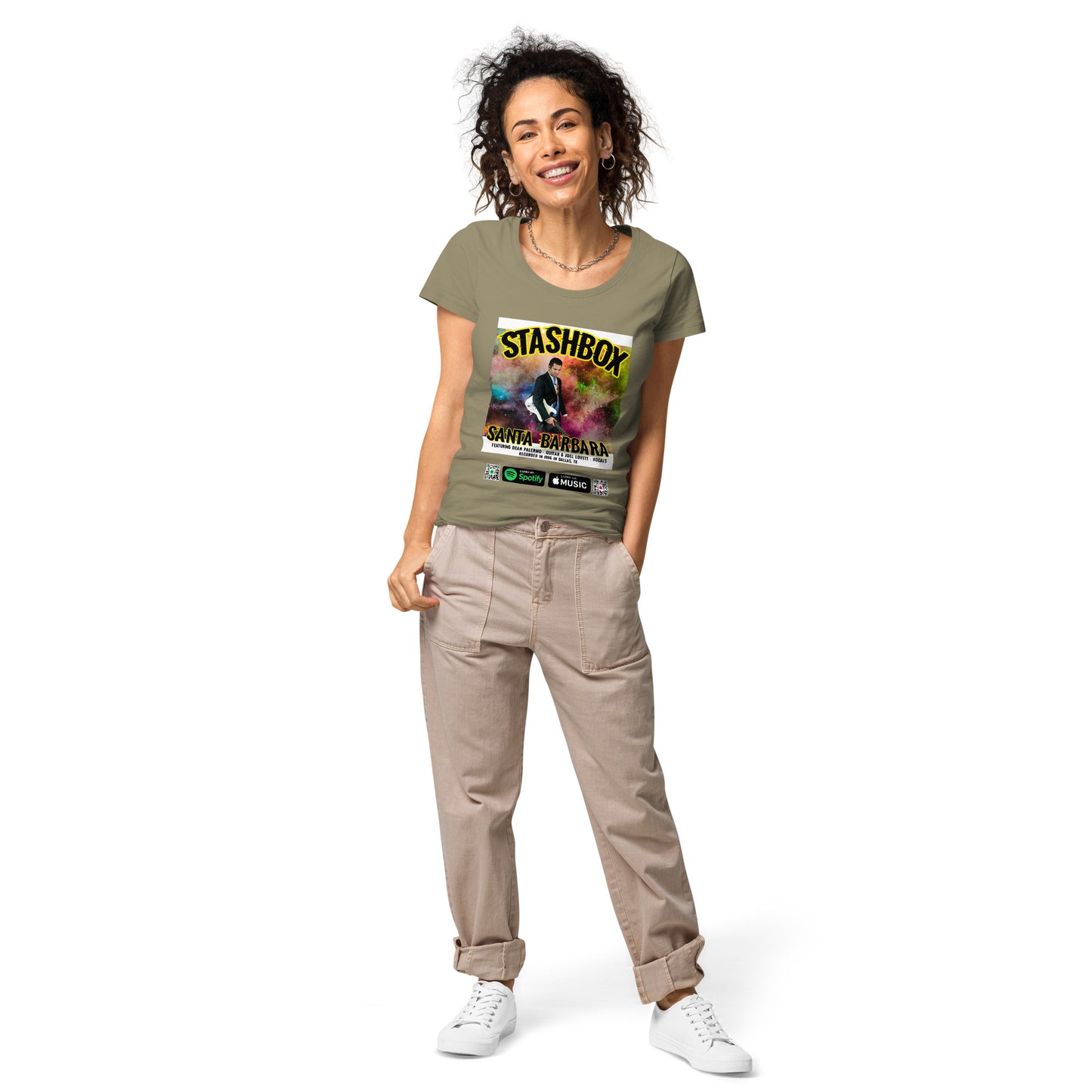 Women’s Basic Organic T-Shirt Santa Barbara Stashbox 025