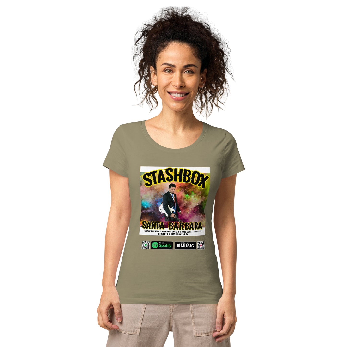Women’s Basic Organic T-Shirt Santa Barbara Stashbox 025