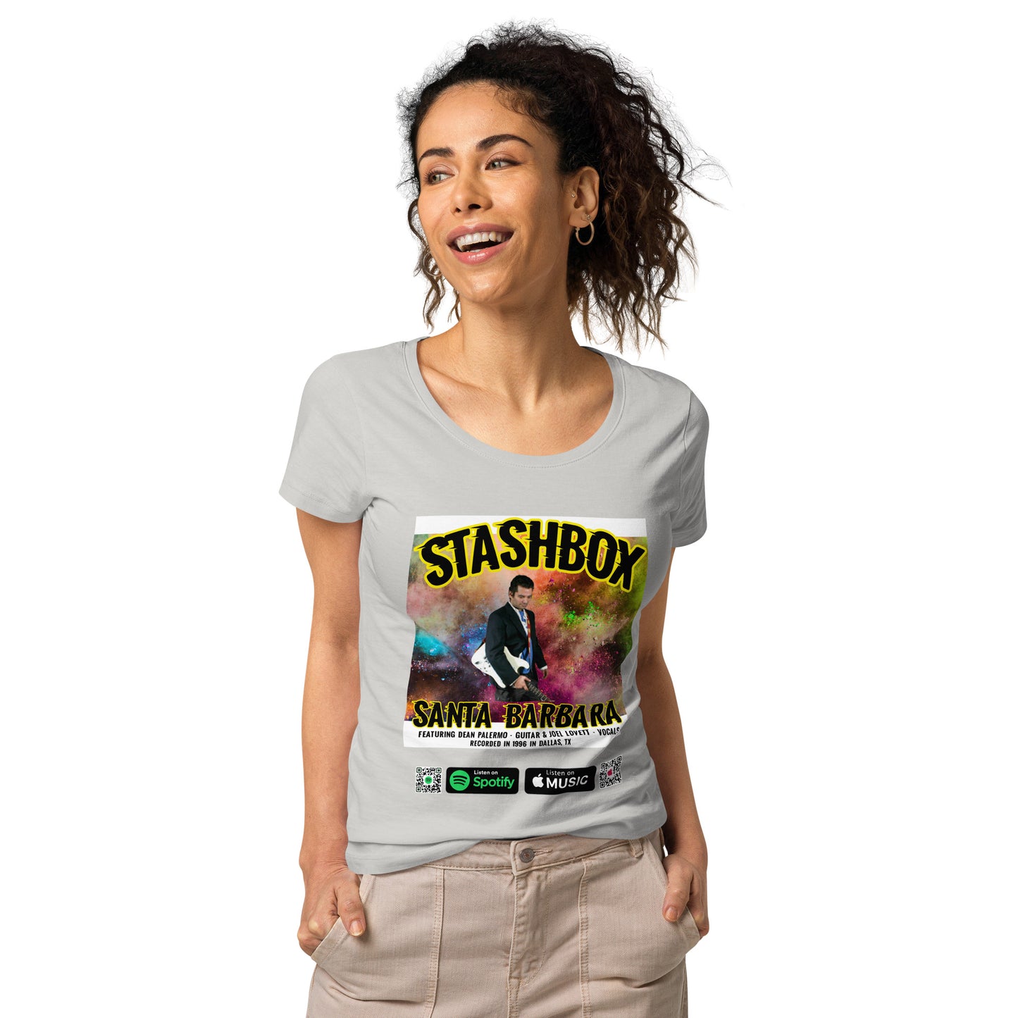 Women’s Basic Organic T-Shirt Santa Barbara Stashbox 025
